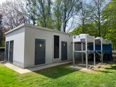 Budowa układu kogeneracji gazowej na terenie Szpitala Bródnowskiego w Warszawie